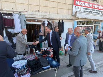 Saadet Partisi heyetinden Yahyalı’da esnaf ziyaretleri