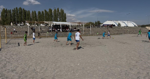 Plaj futbolu Adilcevaz etabı sona erdi
