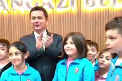 Minik Misafirler Belediye Koridorlarını Şenlendirdi