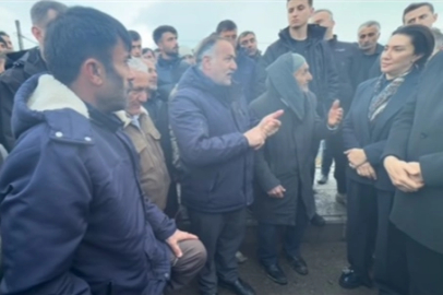 Ağrı Taşlıçay’da yol tepkisi!