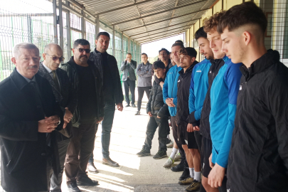 Edirne'de Kaymakam Mercan’dan Keşanspor’a moral ziyareti