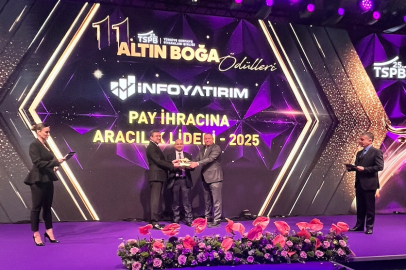 Türkiye Sermaye Piyasaları Birliği’nden İnfo Yatırım’a ödül