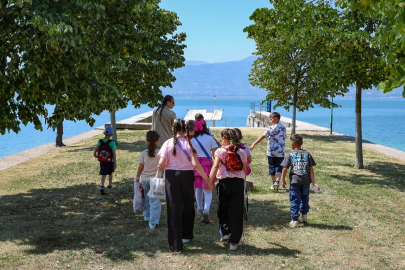 Sakarya'da su müfettişleri Sapanca Gölü ile ilk kez tanıştı