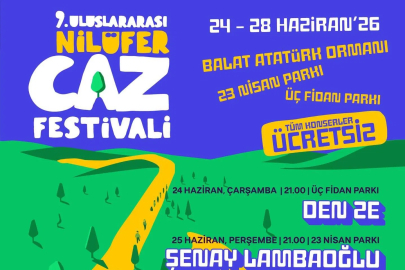 Caz Beş Gün Boyunca Nilüfer’in Dört Bir Yanında
