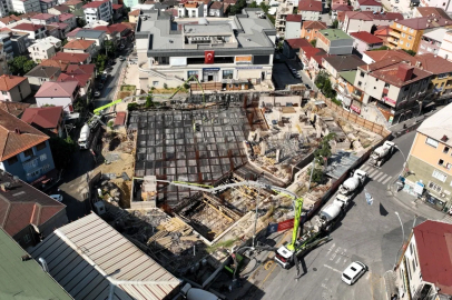 Kocaeli'de Dilovası Kent Meydanı hızlandı